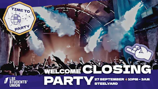 LSE Welcome Closing Party 2026 - The Steel Yard 🎪