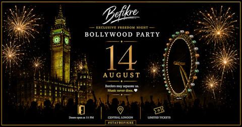 🌏London's Exclusive Bollywood Freedom Night 🥂🎉