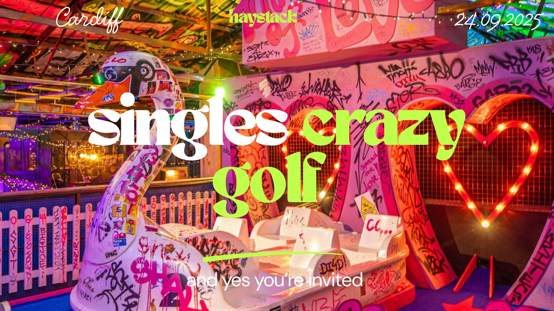 CARDIFF | SINGLES CRAZY GOLF | THURSDAY 24TH SEPTEMBER
