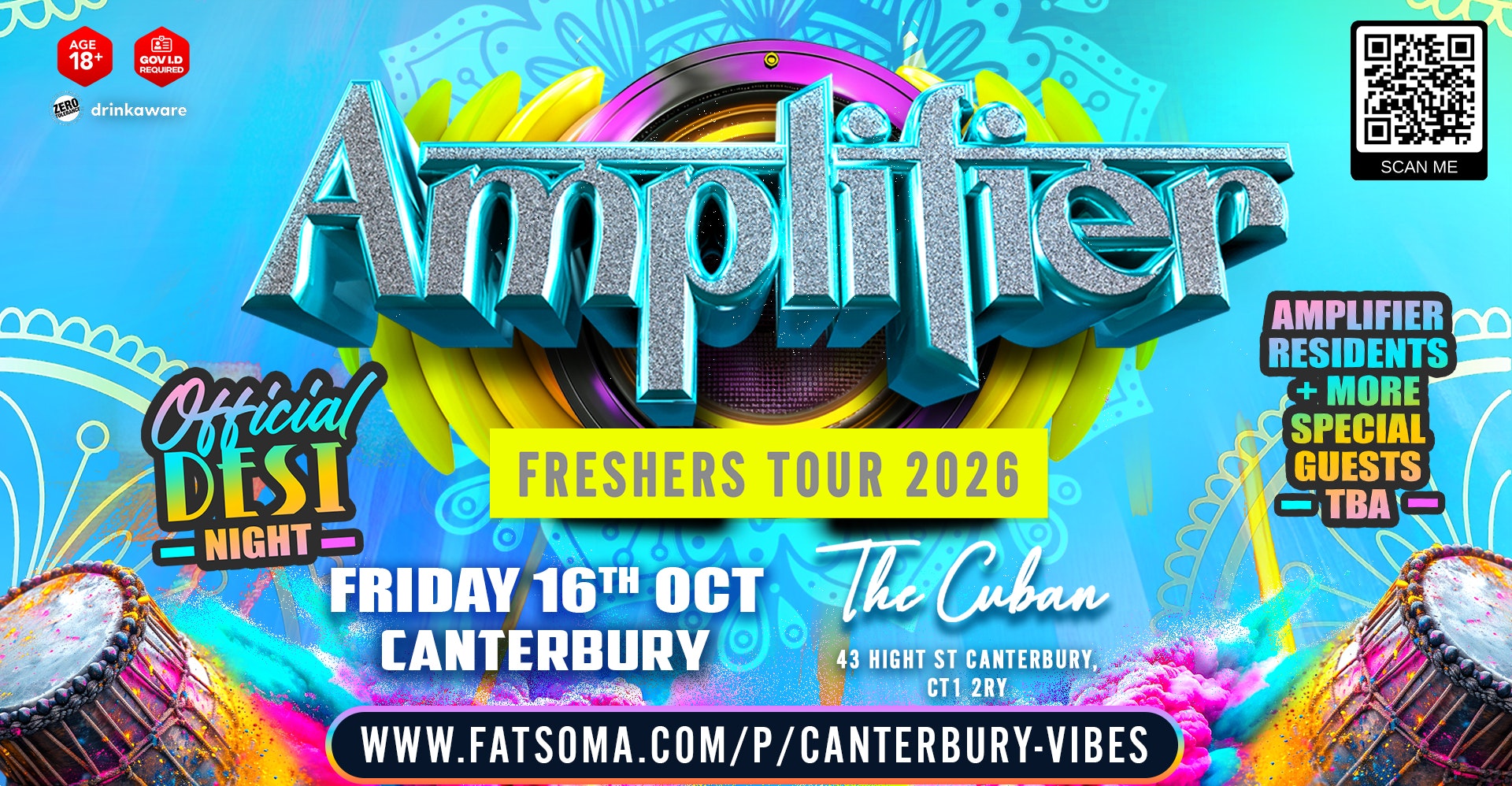 AMPLIFIER FRESHERS TOUR 2026 : CANTERBURY