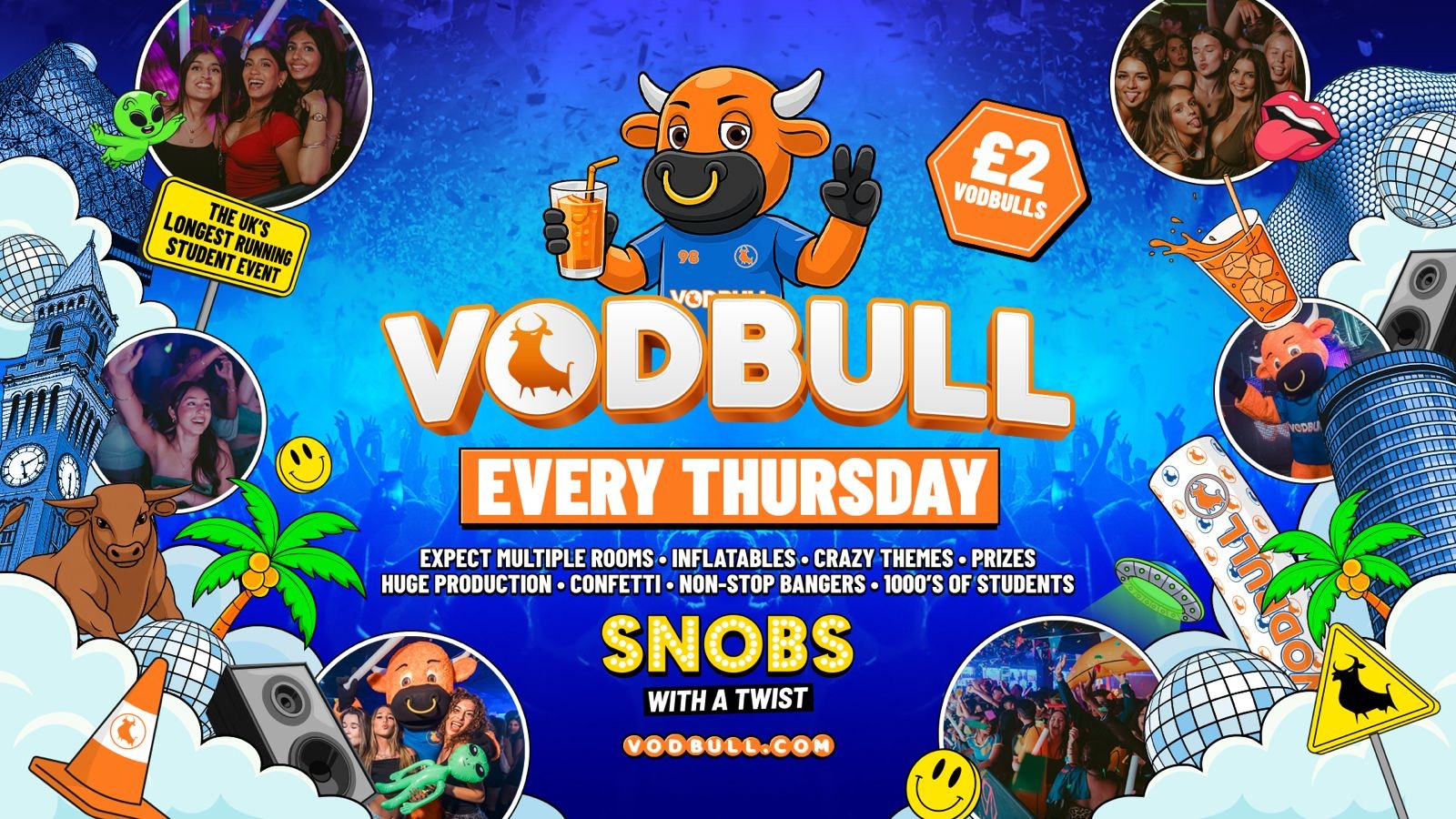 🧡 VODBULL!! ⚠️Now at Snobs Nightclub!!⚠️ 08/10