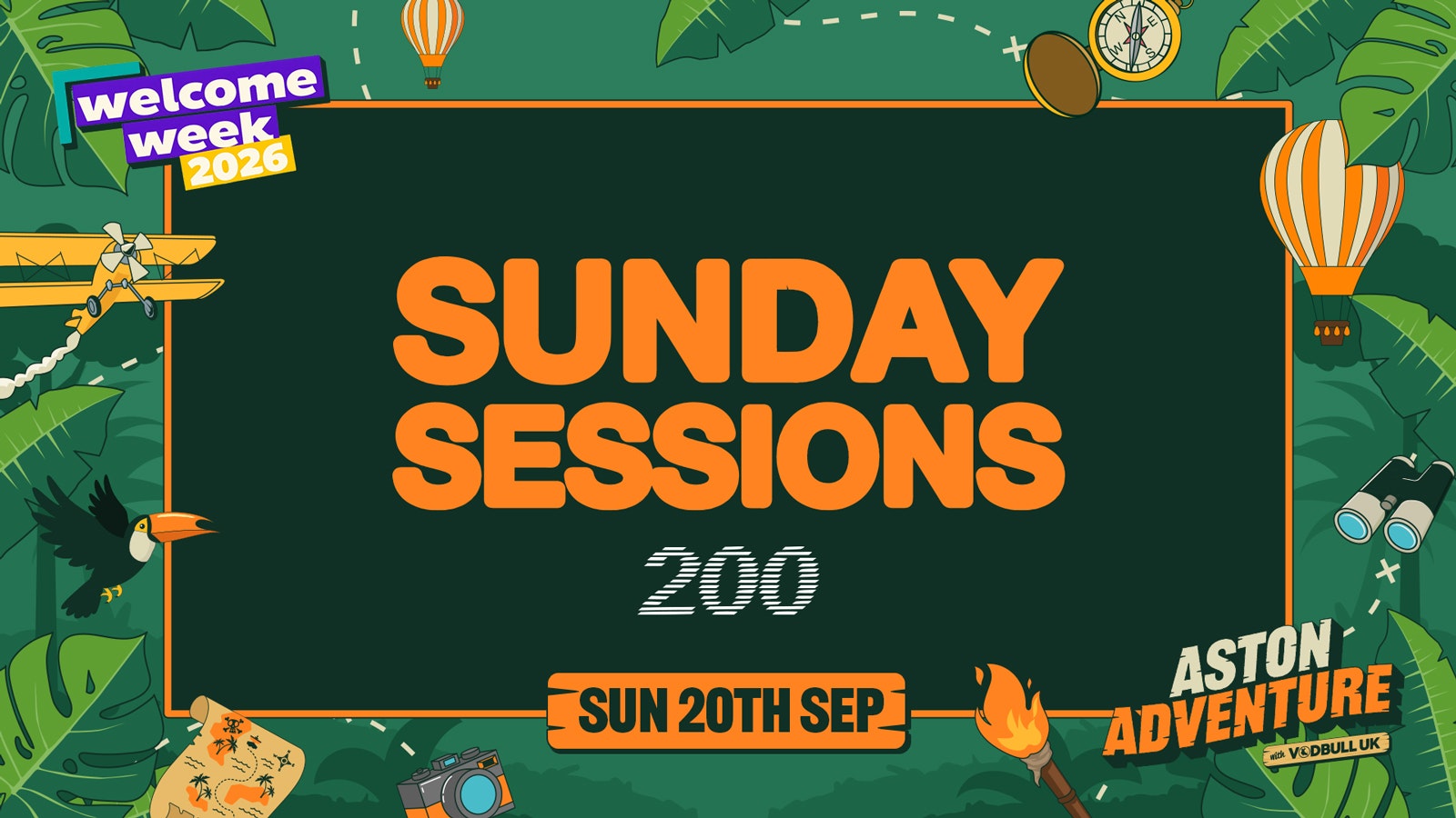 🗺️⭐️”SUNDAY SESSION” ⭐️🗺️ DAY EIGHT of the OFFICIAL Aston Adventure WELCOME WEEK PACK 2026 : 20/09