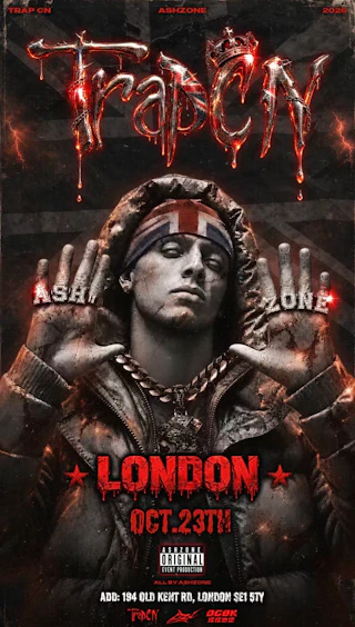 🇨🇳 ASHZONE × TRAPCN：英国全面接管 伦敦站