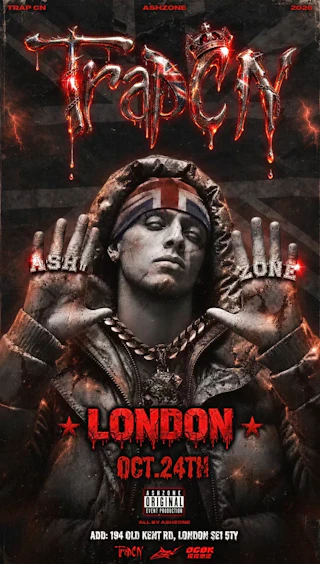 🇨🇳 ASHZONE × TRAPCN：英国全面接管 伦敦站