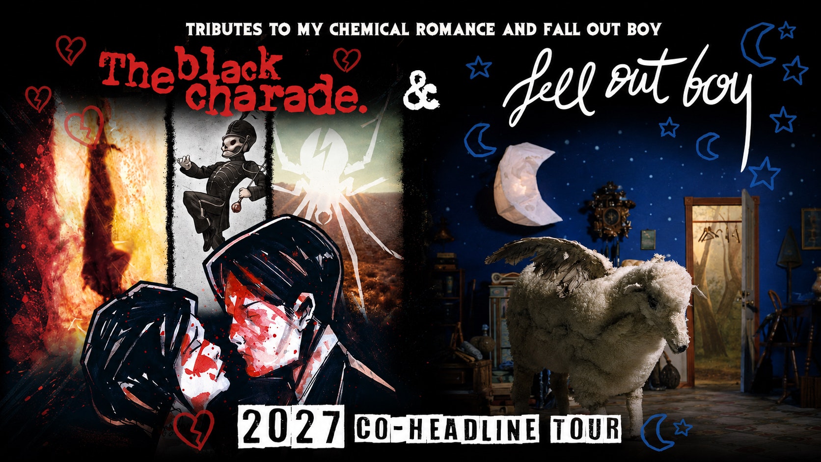 🖤 My Chemical Romance & Fall Out Boy Night – ft The Black Charade & Fell Out Boy