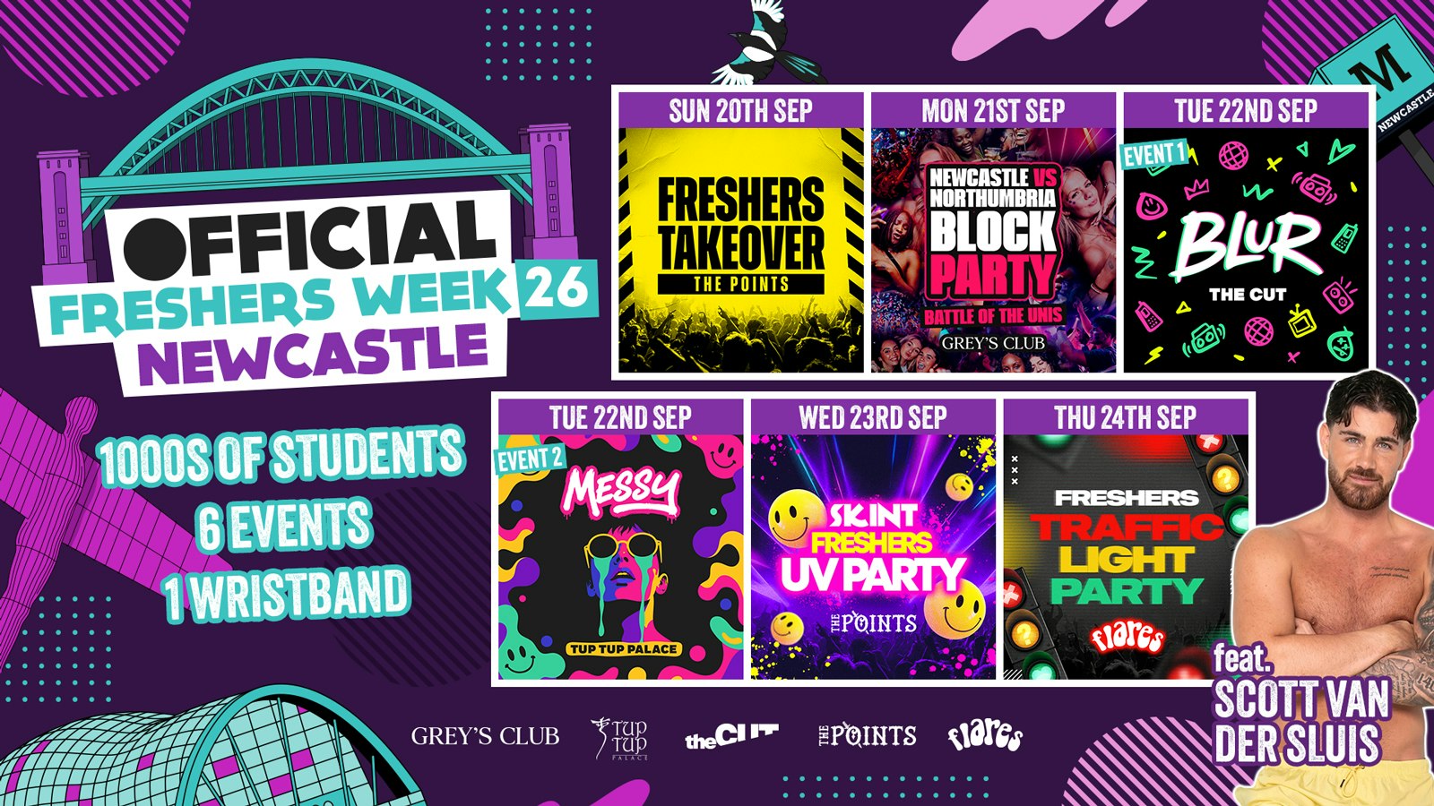 OFFICIAL FRESHERS WEEK ’26 – NEWCASTLE EDITION!