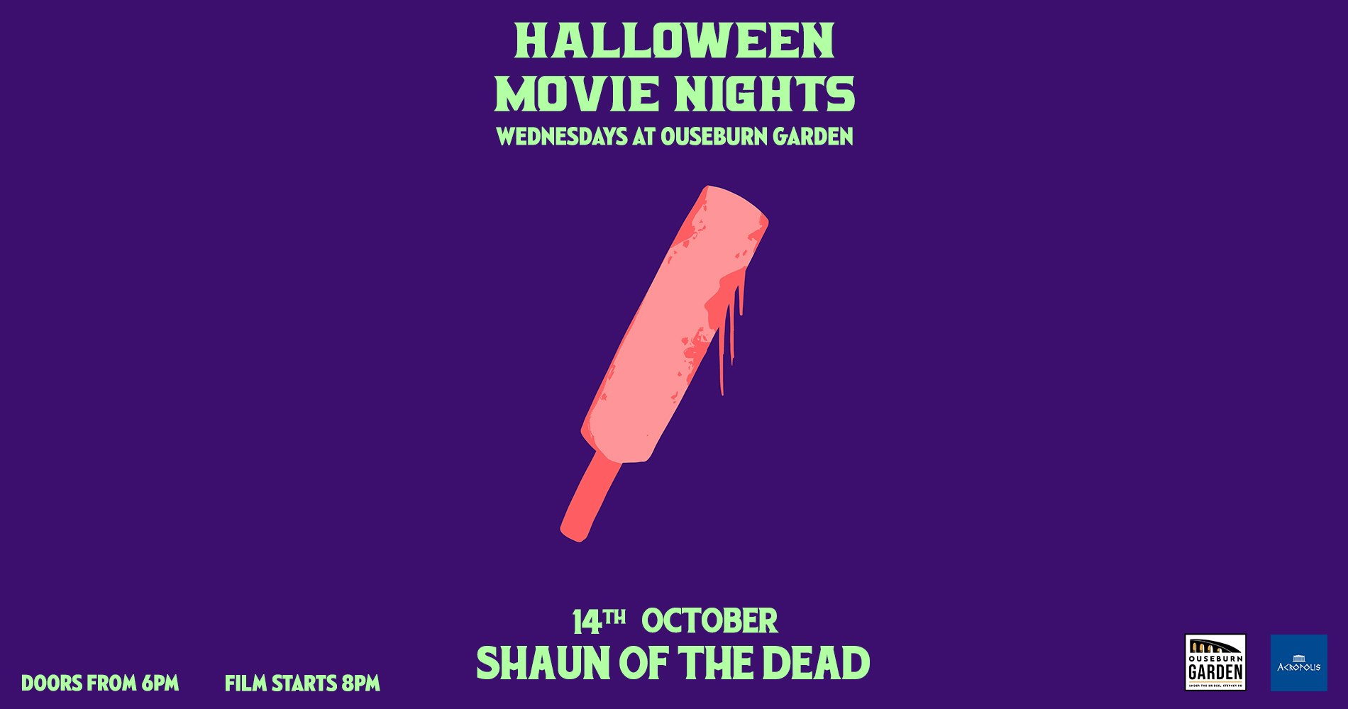 🎃 Halloween Movie Month at Ouseburn Garden – (Shaun Of The Dead)