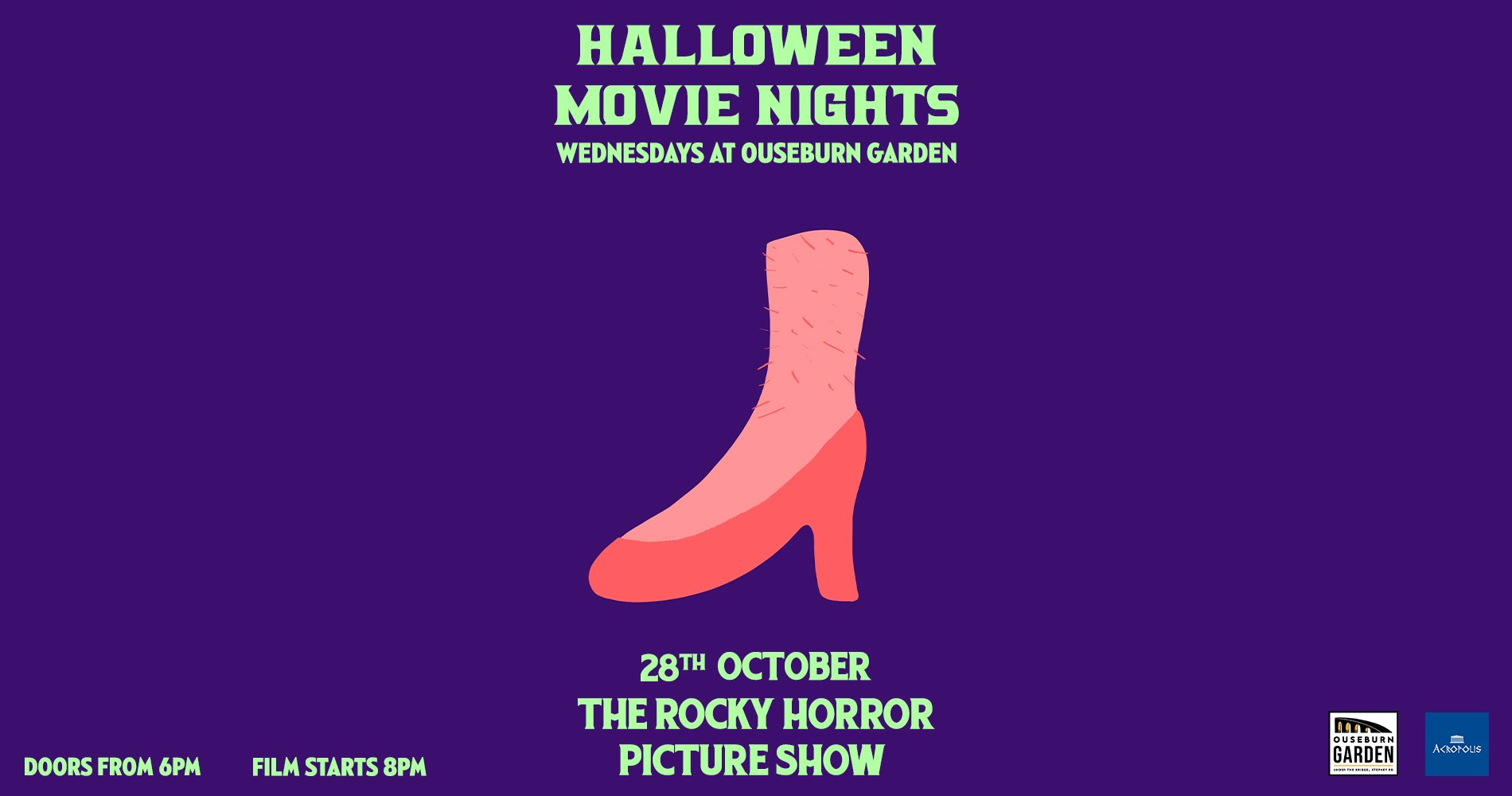 🎃 Halloween Movie Month at Ouseburn Garden – (The Rocky Horror Picture Show))