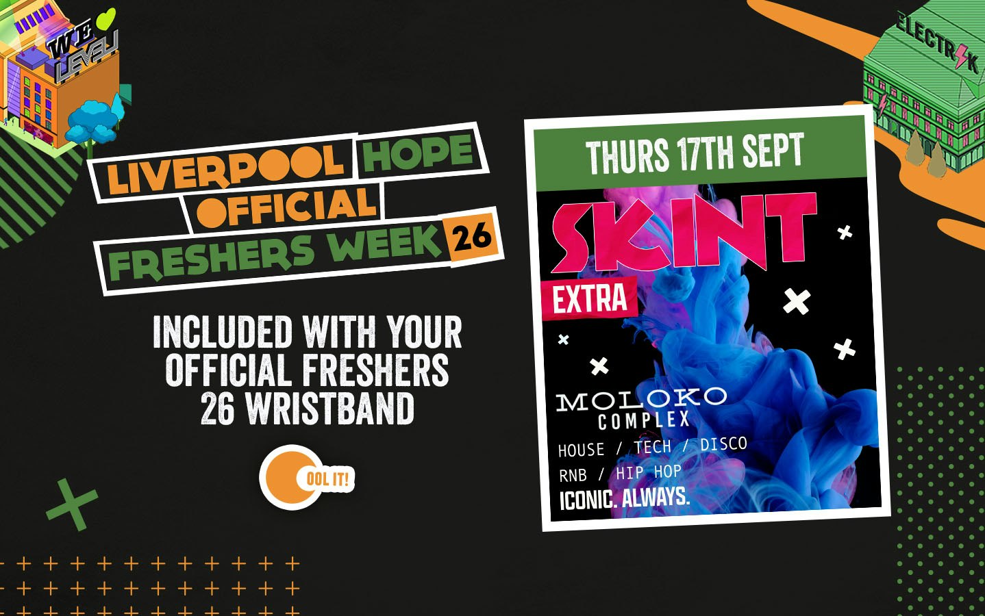HOPE OFFICIAL FRESHERS DAY 6 –  SKINT : FRESHERS THURSDAY SPECIAL l 🎵✨