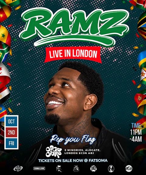 RAMZ PERFORMING LIVE!! Presented by: ONYX EVENTS
