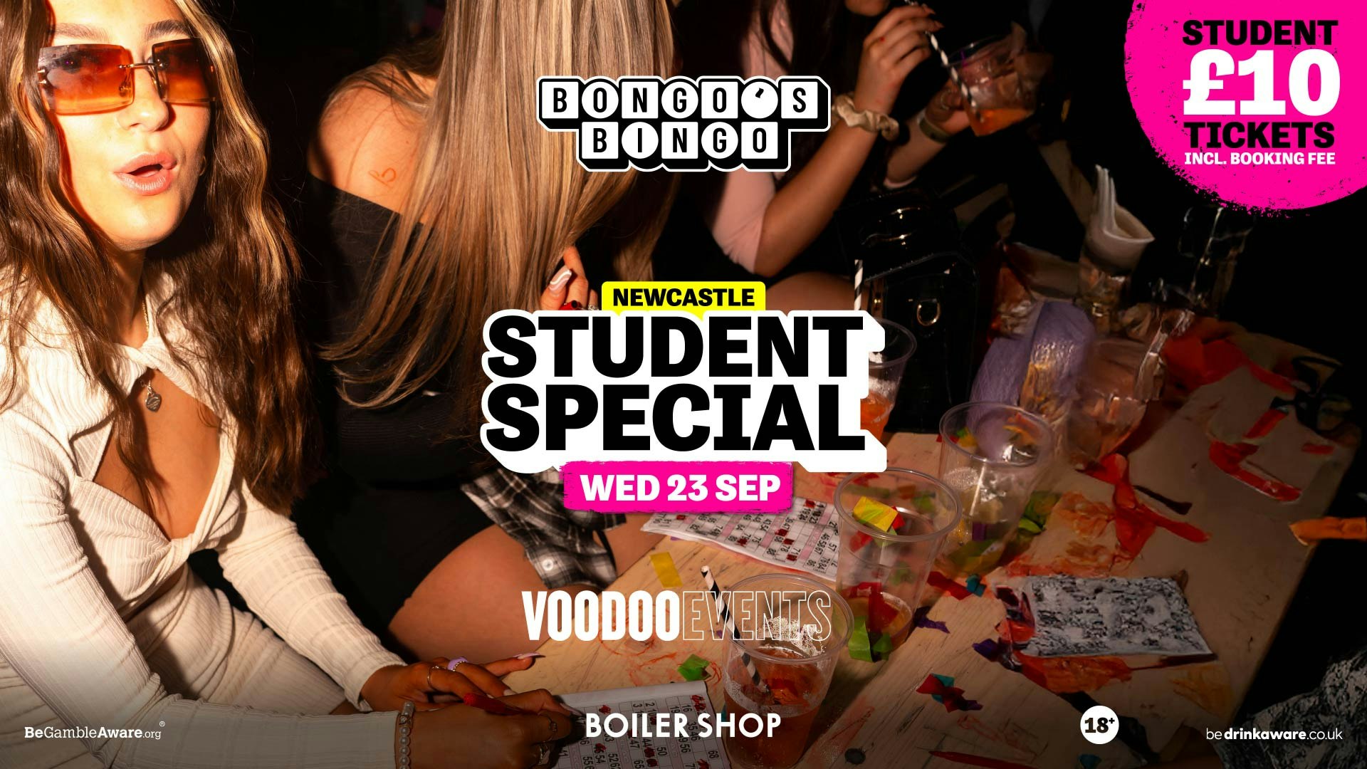 BONGO’S BINGO x VOODOO EVENTS  //  23RD SEPTEMBER // BOILER SHOP