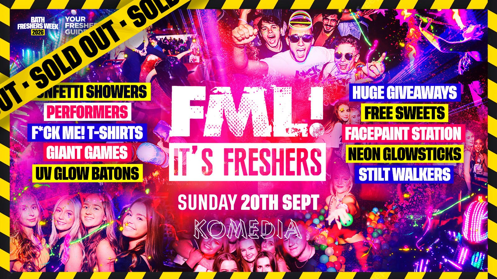 F*CK ME It’s Freshers | Bath Freshers 2026 – SOLD OUT ⛔ – Sign Up for Halloween NOW 🎃👻