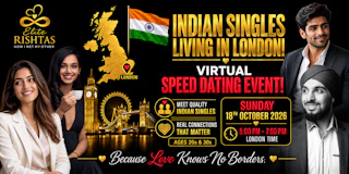 Online Speed Dating | For Indian Singles in London, UK (Ages 20s-30s)