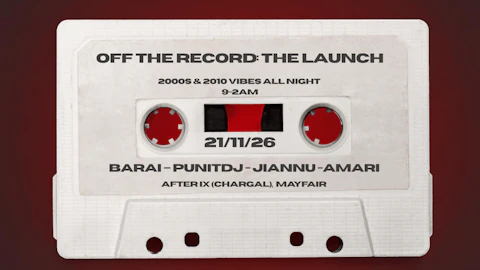 OFF THE RECORD PRESENTS: THE LAUNCH