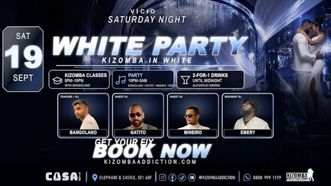 Vício — White Party Edition | Kizomba Classes & Party Until 5AM