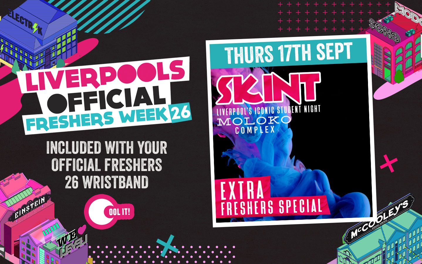 OFFICIAL FRESHERS DAY 5 –  EVENT 1: SKINT FRESHERS THURSDAY SPECIAL l 🎵✨