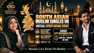 Online Speed Dating | For UK South Asian Muslim Singles (Ages 27 - 40)