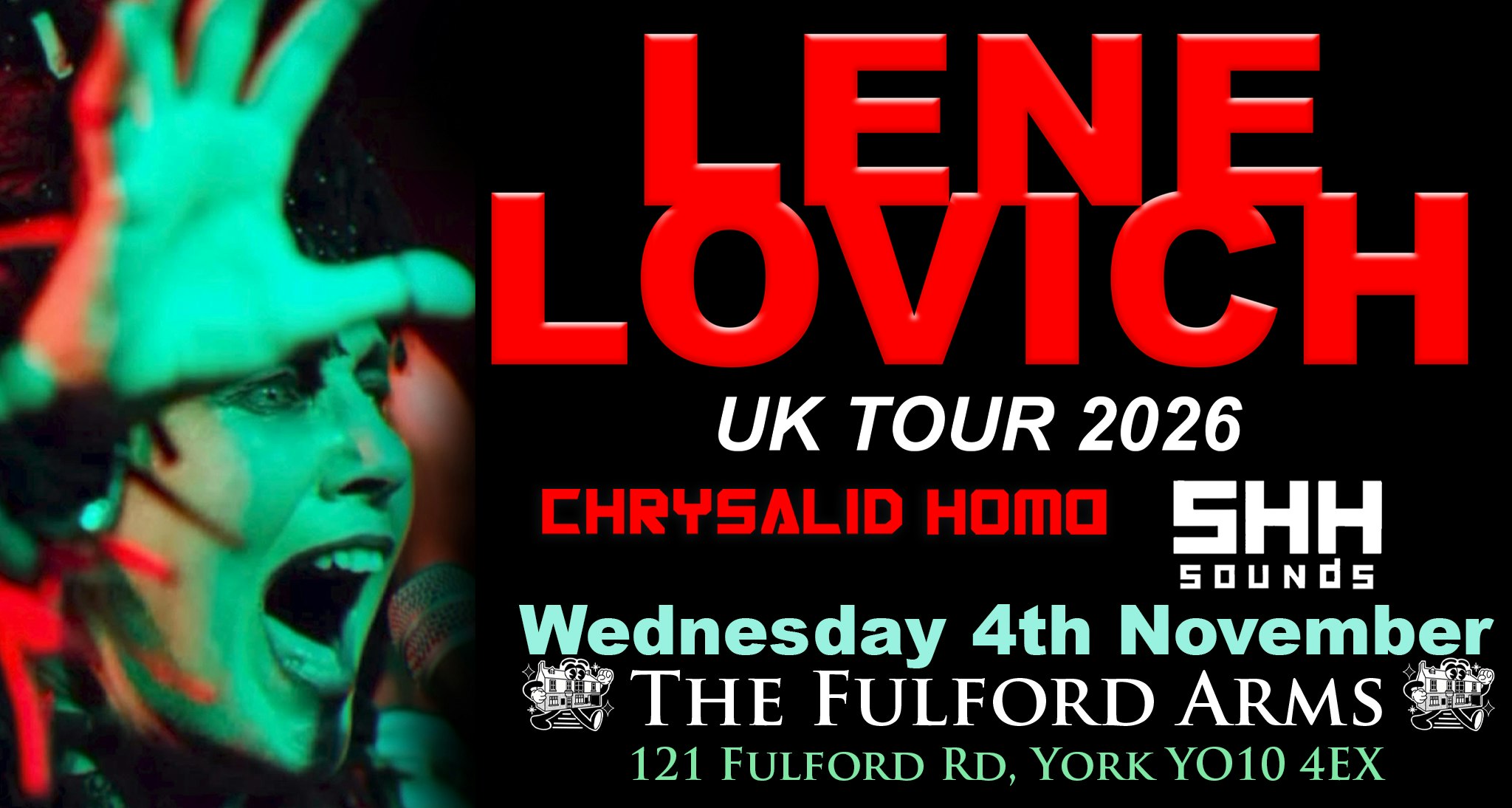 LENE LOVICH + CHRYSALID HOMO & SHH SOUNDS – YORK