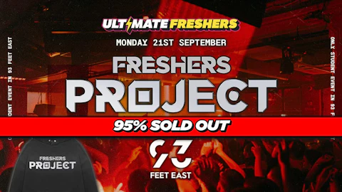 FRESHERS PROJECT LONDON 2026 ⚡️ 🚨 95% SOLD OUT 🚨Official Student Partners with BoohooMAN 👕 Free Hoodie with Every Ticket - Sold Out 15 Years Running!