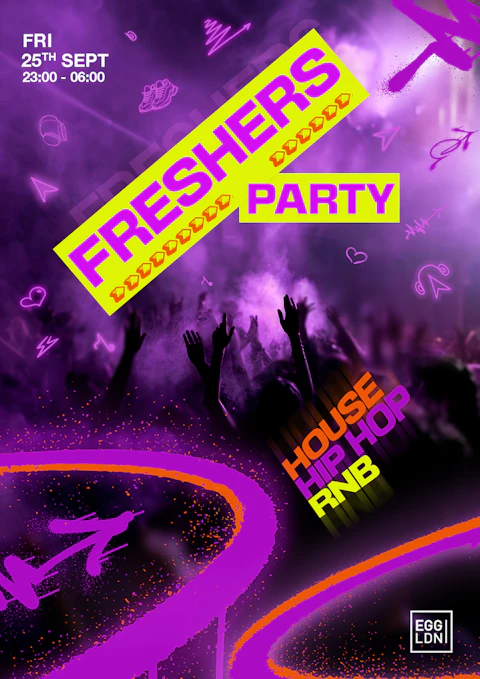 Freshers Party - House, Hip Hop, Rnb / Limited Free Tickets