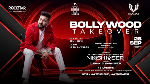 BOLLYWOOD TAKEOVER ft. VIKASH KASER (ROOFTOP + CLUB)