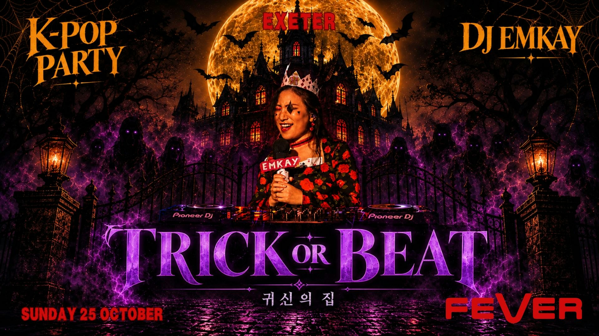 Exeter KPOP HALLOWEEN “TRICK OR BEAT” with DJ EMKAY | Sunday 25th October