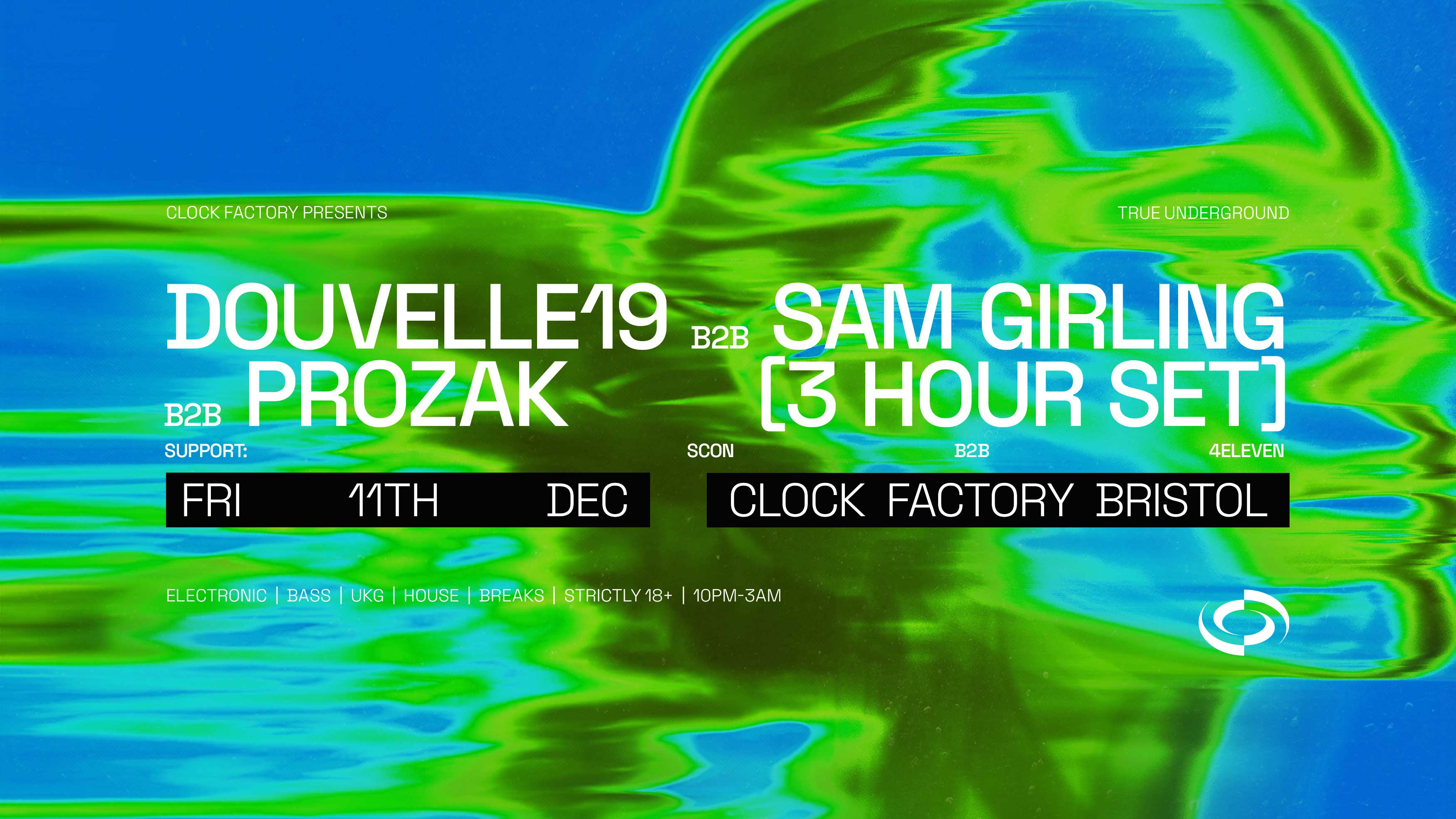 Clock Factory Presents: Douvelle19 B2B Sam Girling B2B Prozak [3 Hour Set]