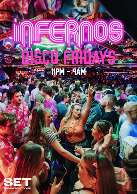 DISCO FRIDAYS @ INFERNOS CLAPHAM 18TH SEPTEMBER
