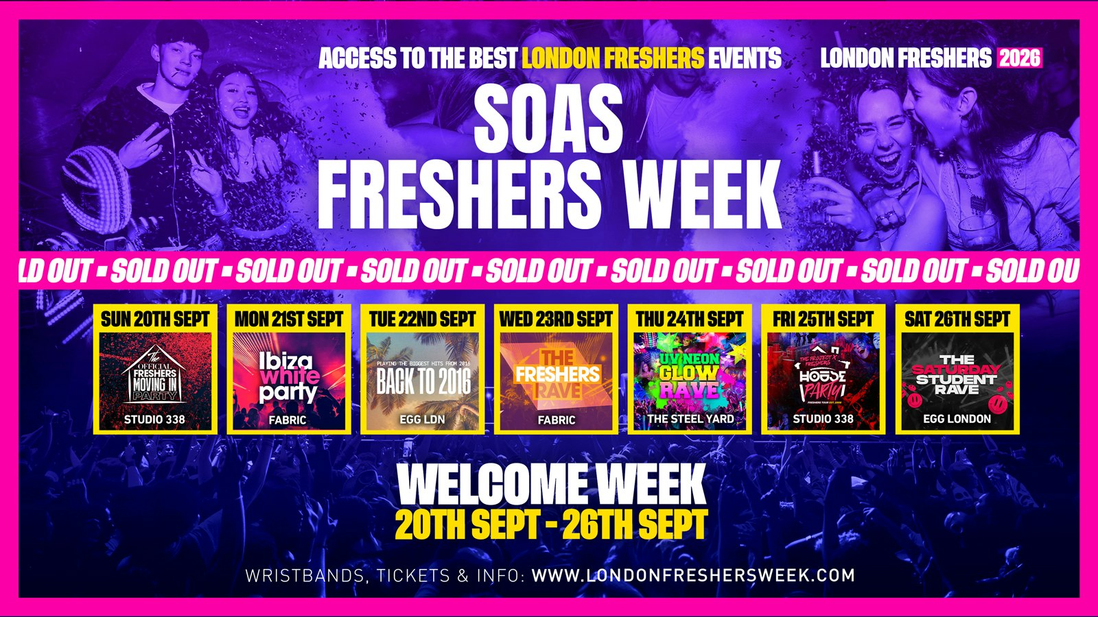 SOAS, University of London Freshers – London Freshers Week 2026 – [Welcome Week]