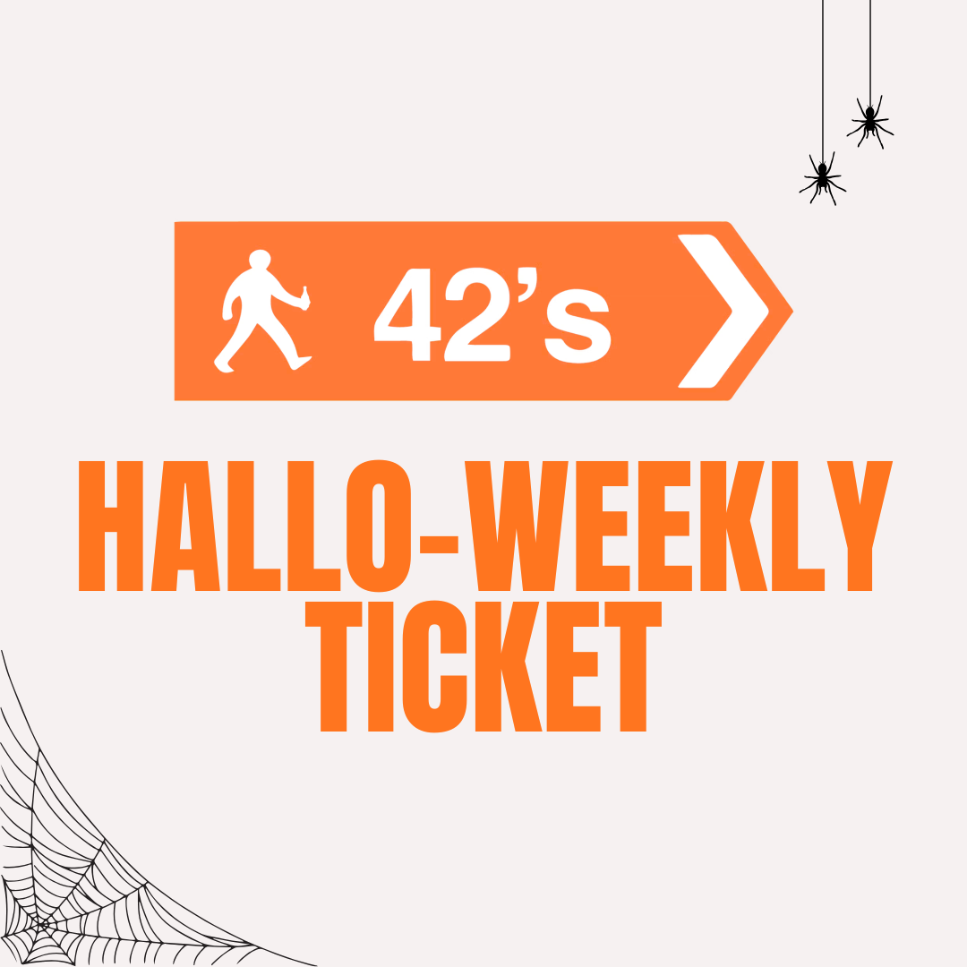 Hallo-weekly Ticket (does not include entry to halloween all nighter)
