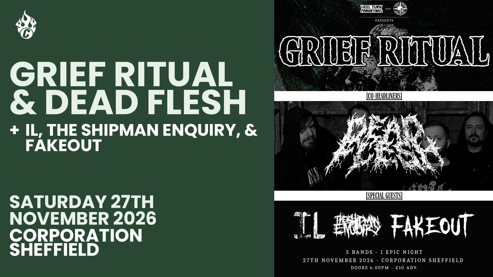 Grief Ritual & Dead Flesh show