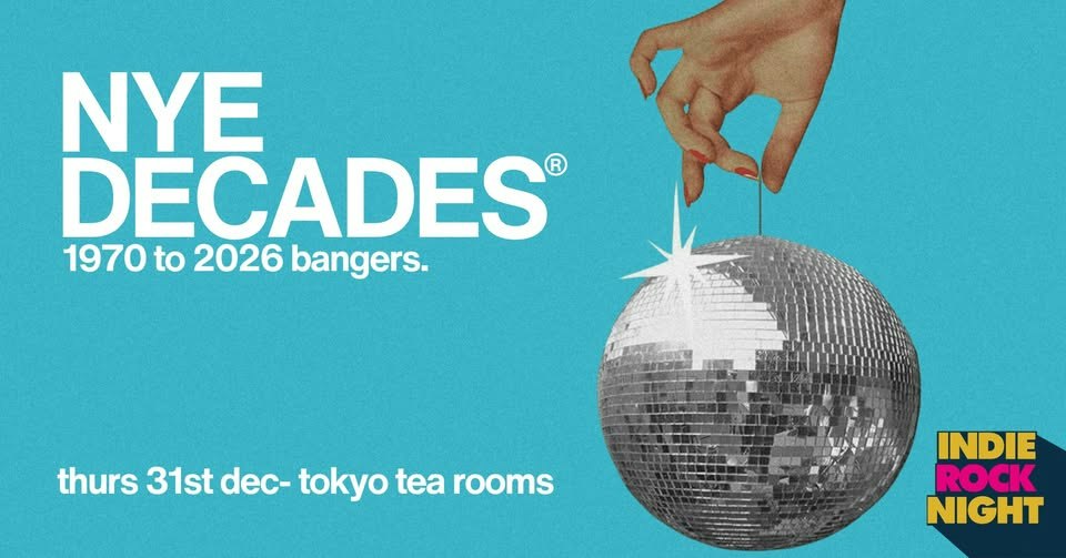 Indie Rock Night ∙ NYE DECADES | Canterbury New Years Eve Party