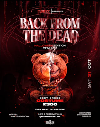 NOX PRESENTS: BACK FROM THE DEAD 💀🐻