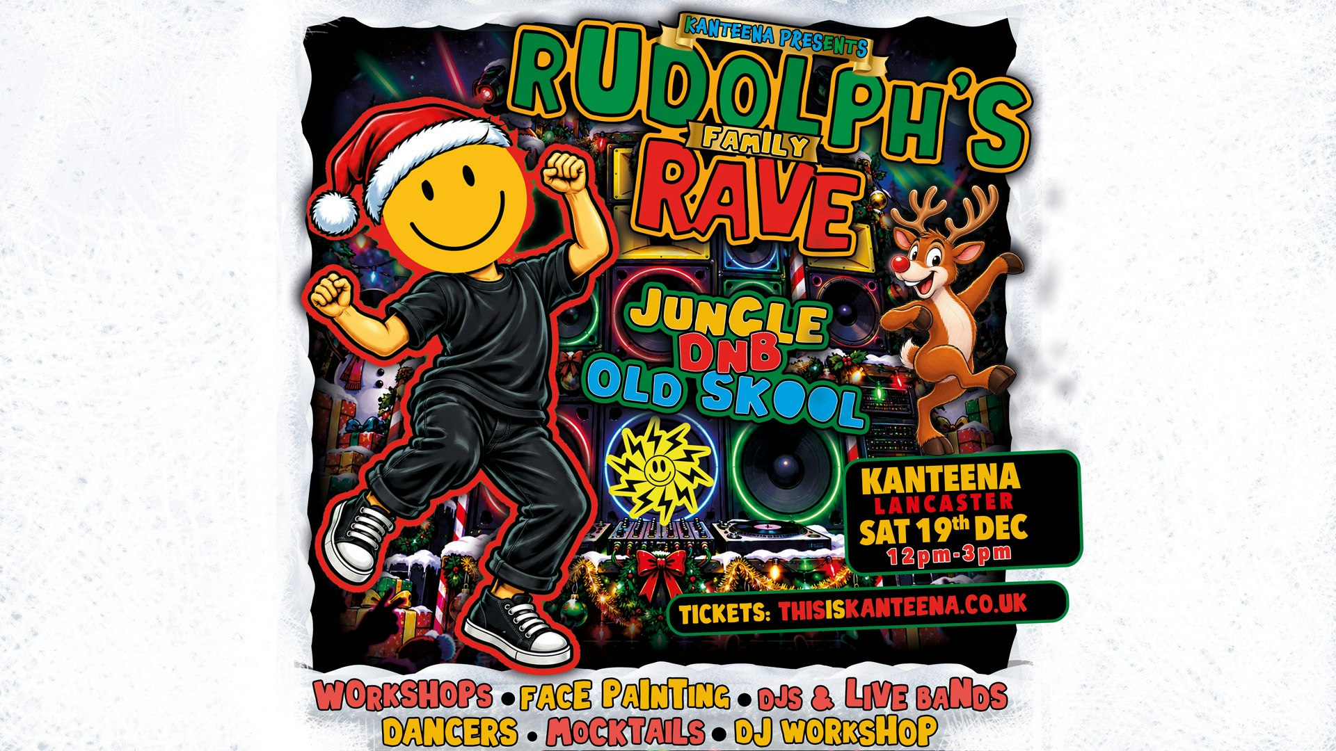 Rudolph’s Family Rave // DnB, Jungle & Old Skool House