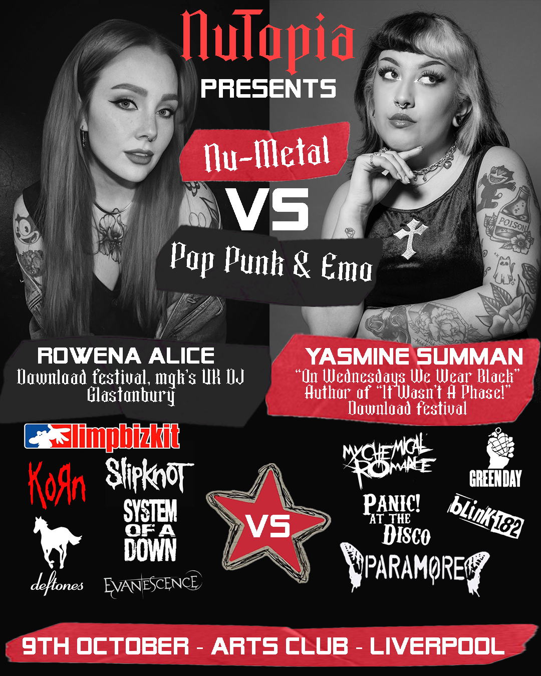 NuTopia: The Ultimate Nu Metal Club Night