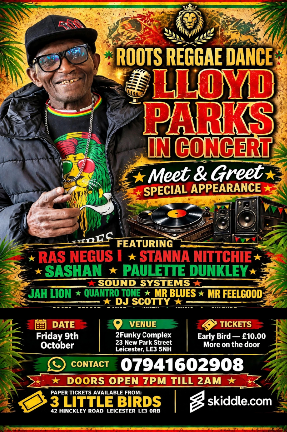 LLOYD PARKS Live Roots Reggae Show