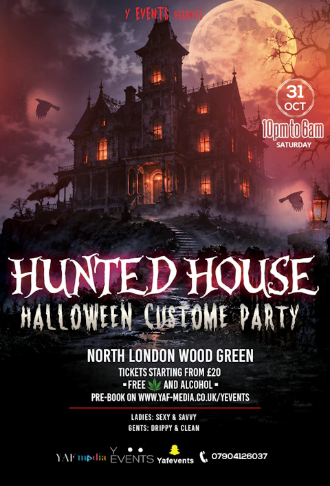 HAUNTED HOUSE PARTY (ALL INCLUSIVE)