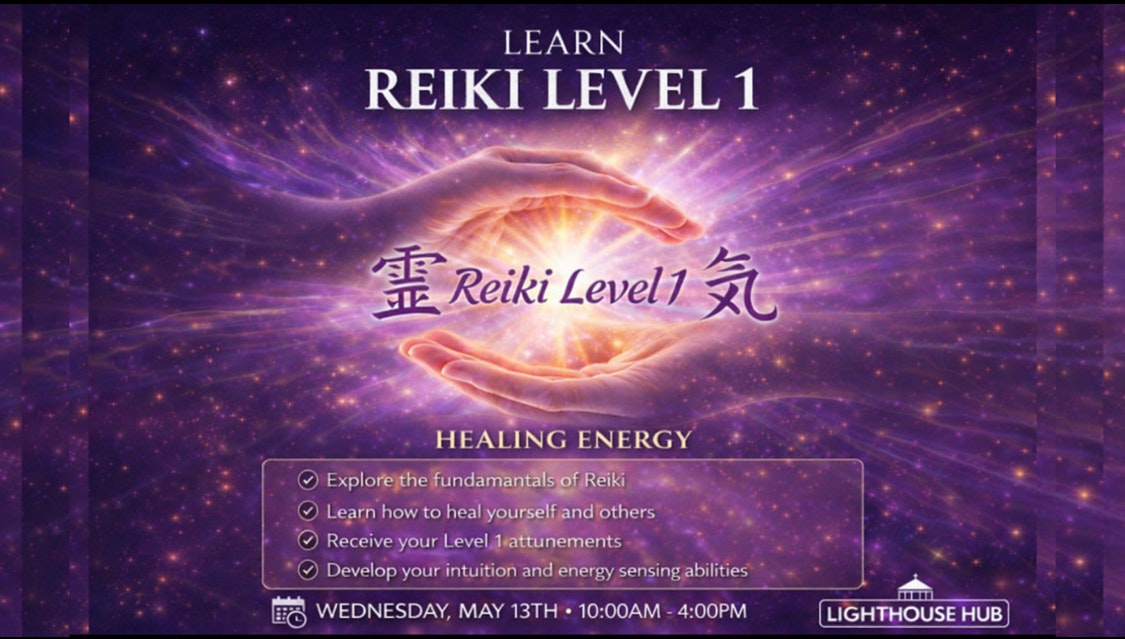 Reiki Level 1 Training (Wednesday 23rd September) @ The Lighthouse Hub 11AM