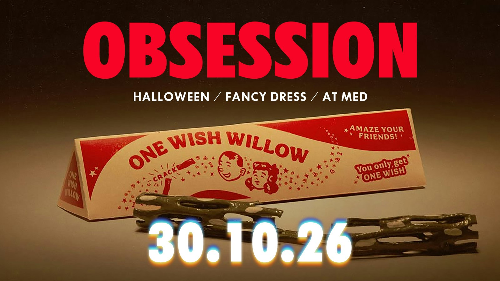HALLOWEEN ‘OBSESSION’ FRIDAY 🎃 FANCY DRESS 🖤 MED LIVERPOOL 🎃 2000’s / HOUSE / POP / CHART 💣 £4 DBL VODKA & MIXER