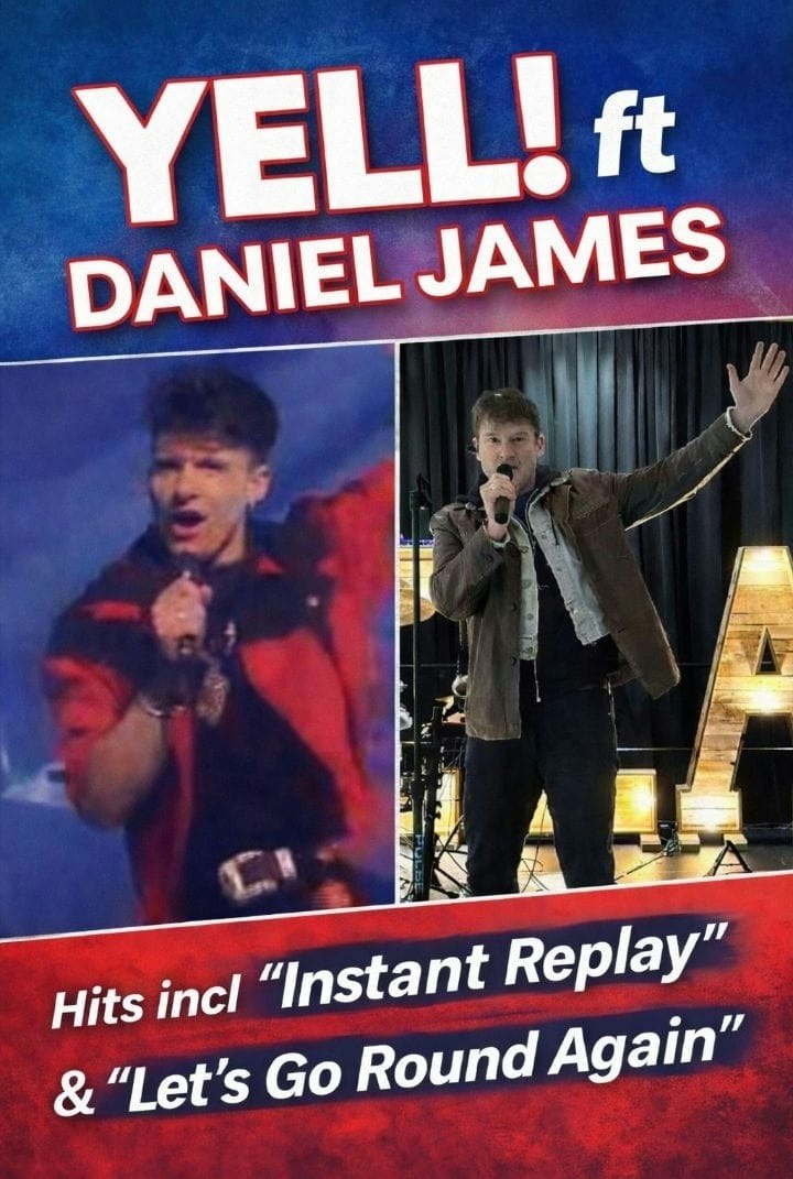 80’s day party with Daniel James