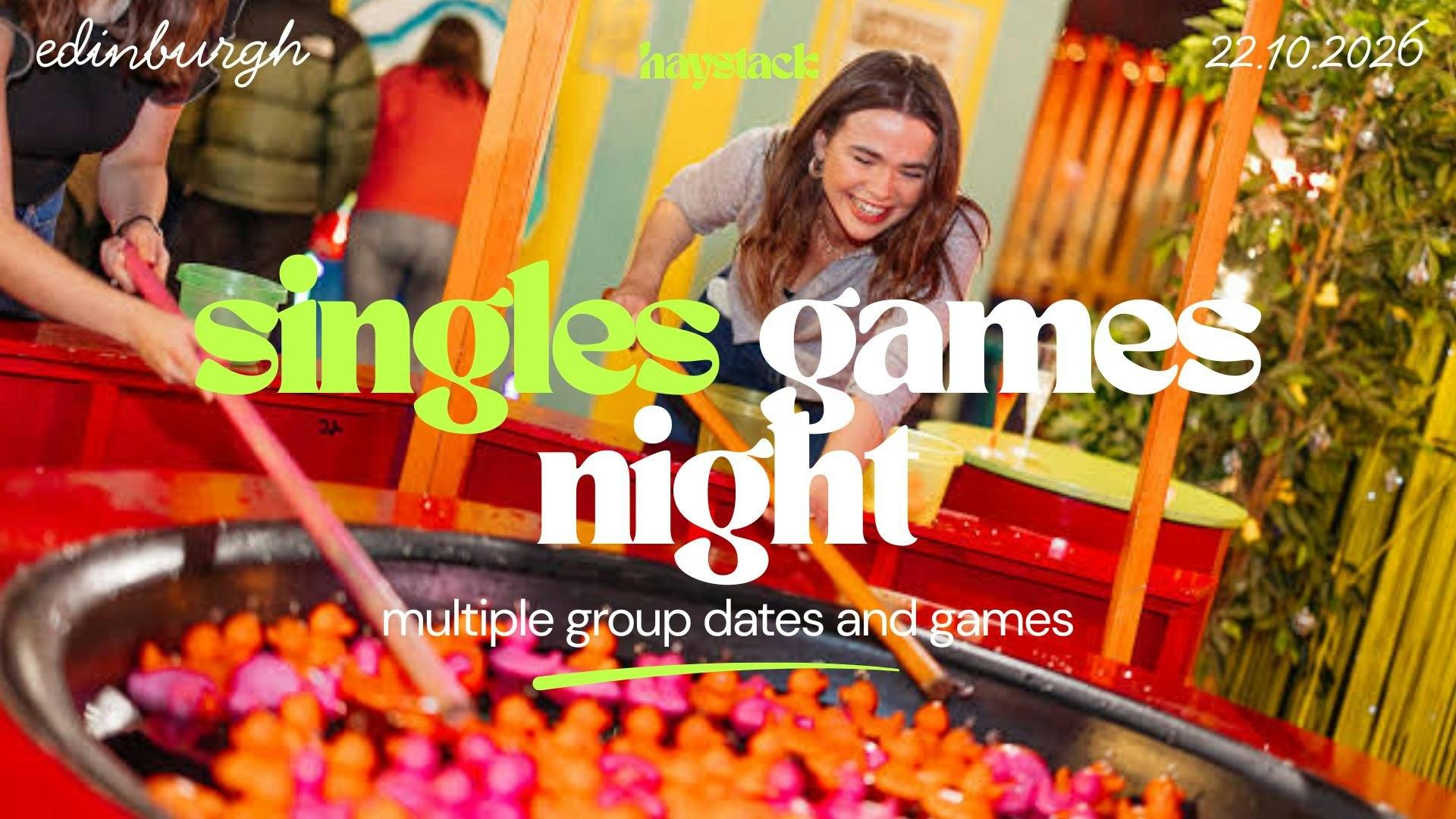 GAMES AND DRINKS WITH SINGLES | EDINBURGH | THURSDAY 22ND OCTOBER