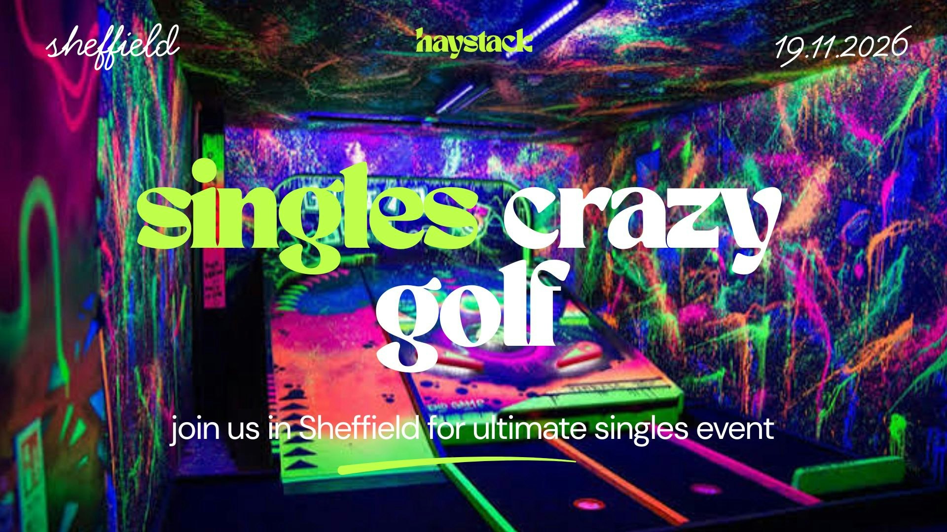 HAYSTACK DATING | GOLF FANG SHEFFIELD | THURSDAY 19TH NOVEMBER