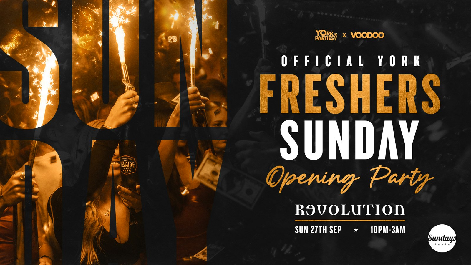 SUNDAY REVS Official York Freshers Sunday 2026