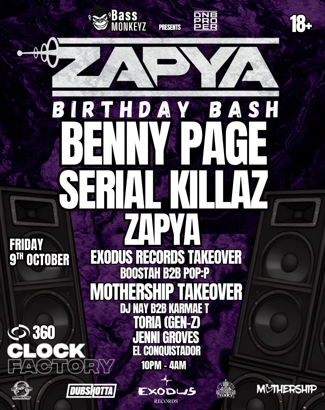 Zapya’s Birthday Bash: Serial Killaz, Benny Page + More