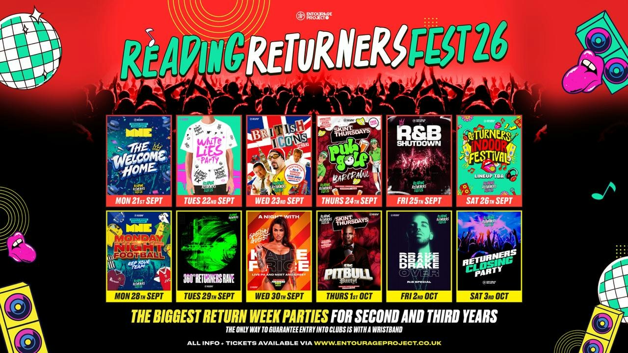 READING RETURNERS FEST 2026 – ON SALE NOW 🚀