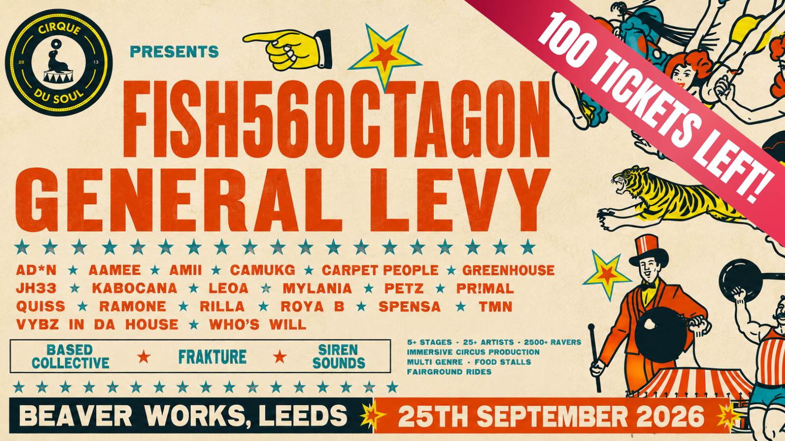 Cirque Du Soul: Leeds // Back To Beaver Works