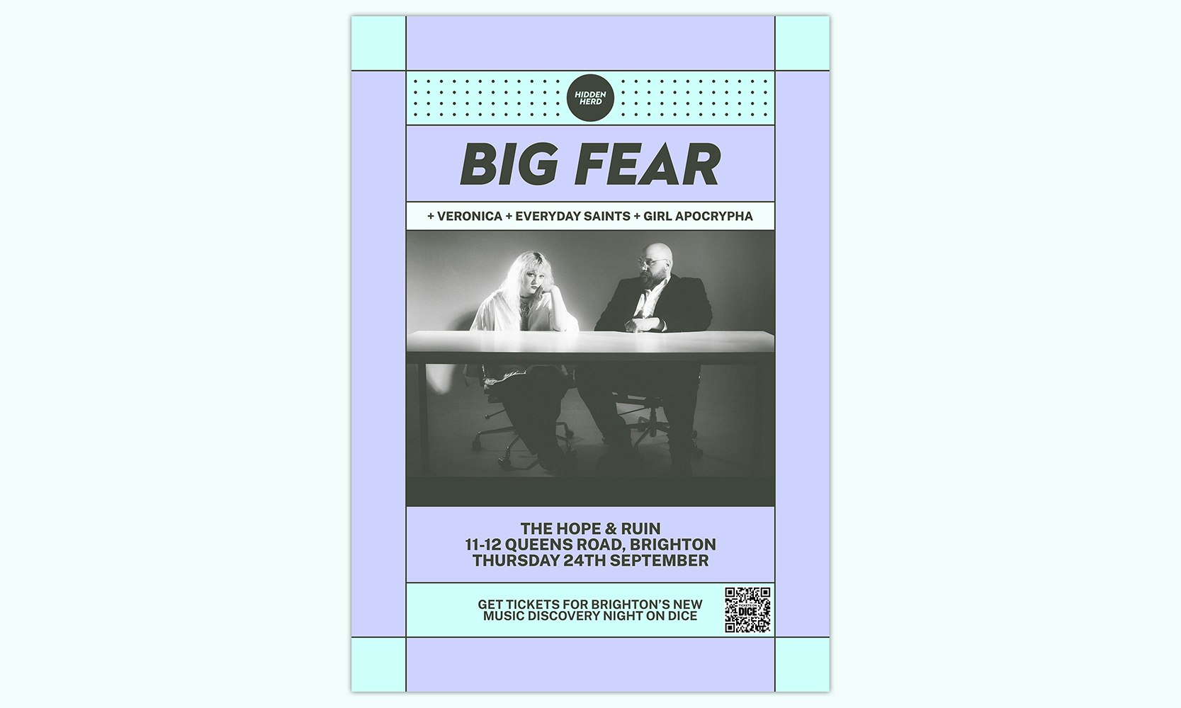 HH Presents: Big Fear + ﻿Veronica ﻿+ Everyday Saints ﻿+ Girl Apocrypha