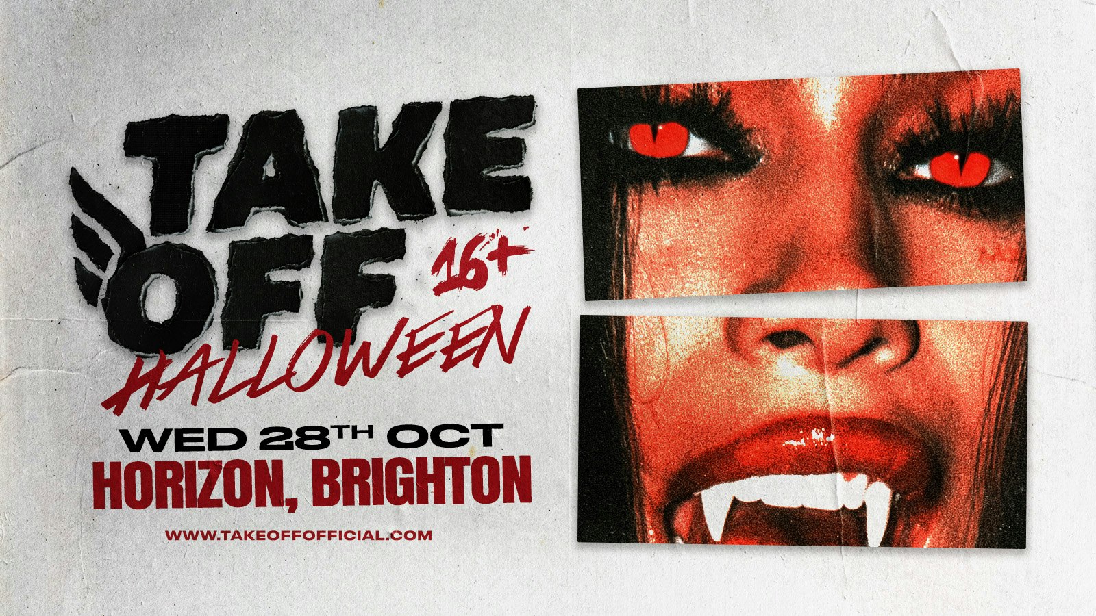 Take Off 16+ HALLOWEEN RAVE 👻 HORIZON BRIGHTON!