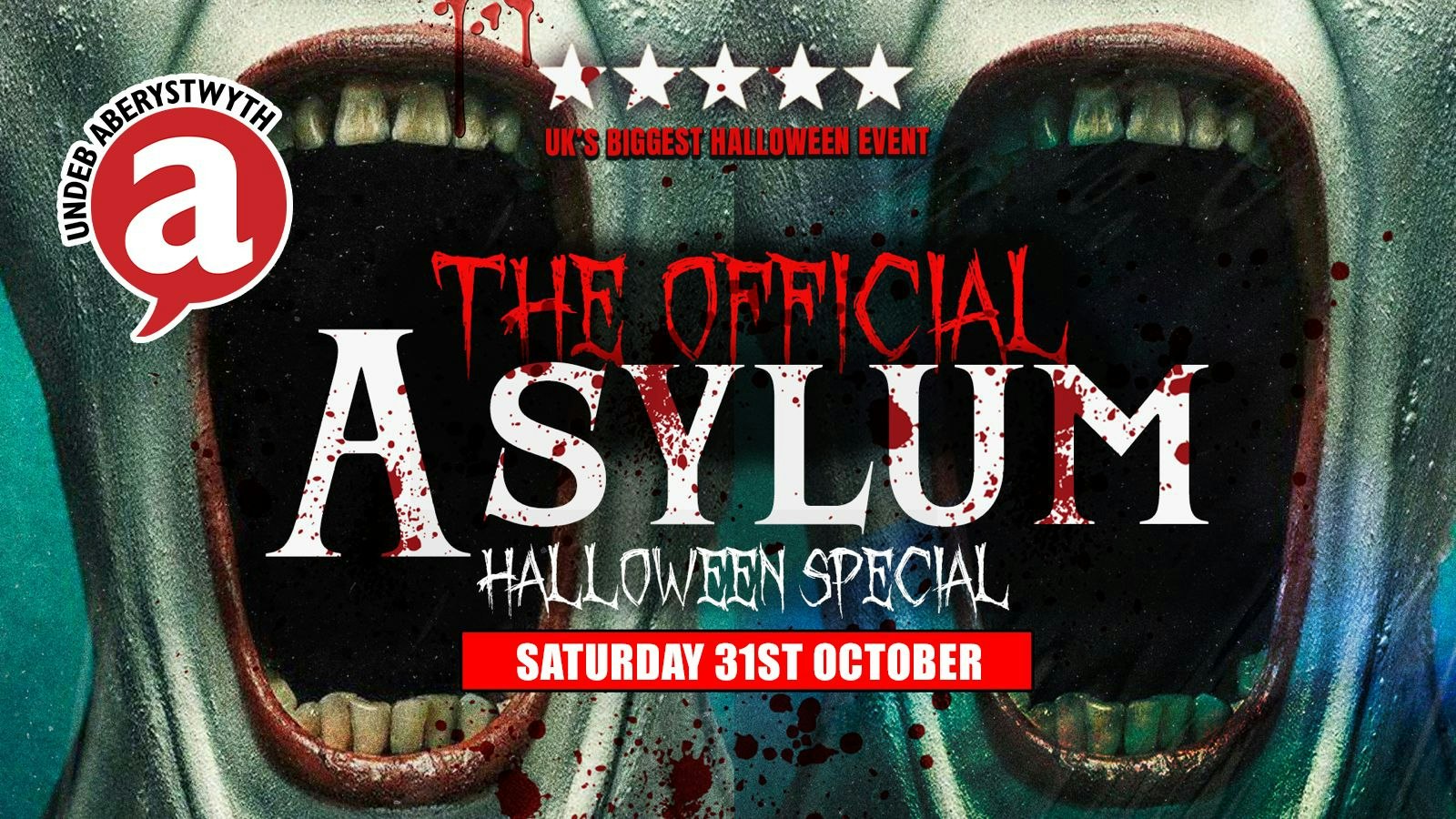 ABERYSTWYTH HALLOWEEN 🎃 – THE OFFICIAL ASYLUM – Sold out 10 years running!
