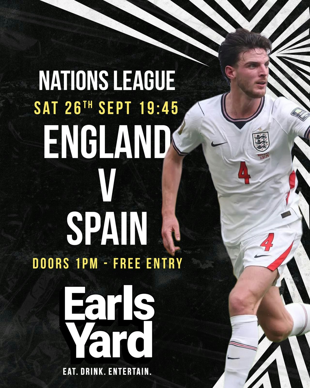 NATIONS LEAGUE @ EARLS YARD England VS Spain